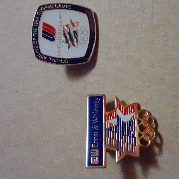 Los Angeles 1984 Olympic Collector Lapel Pins x 2 - Picture 5 of 6